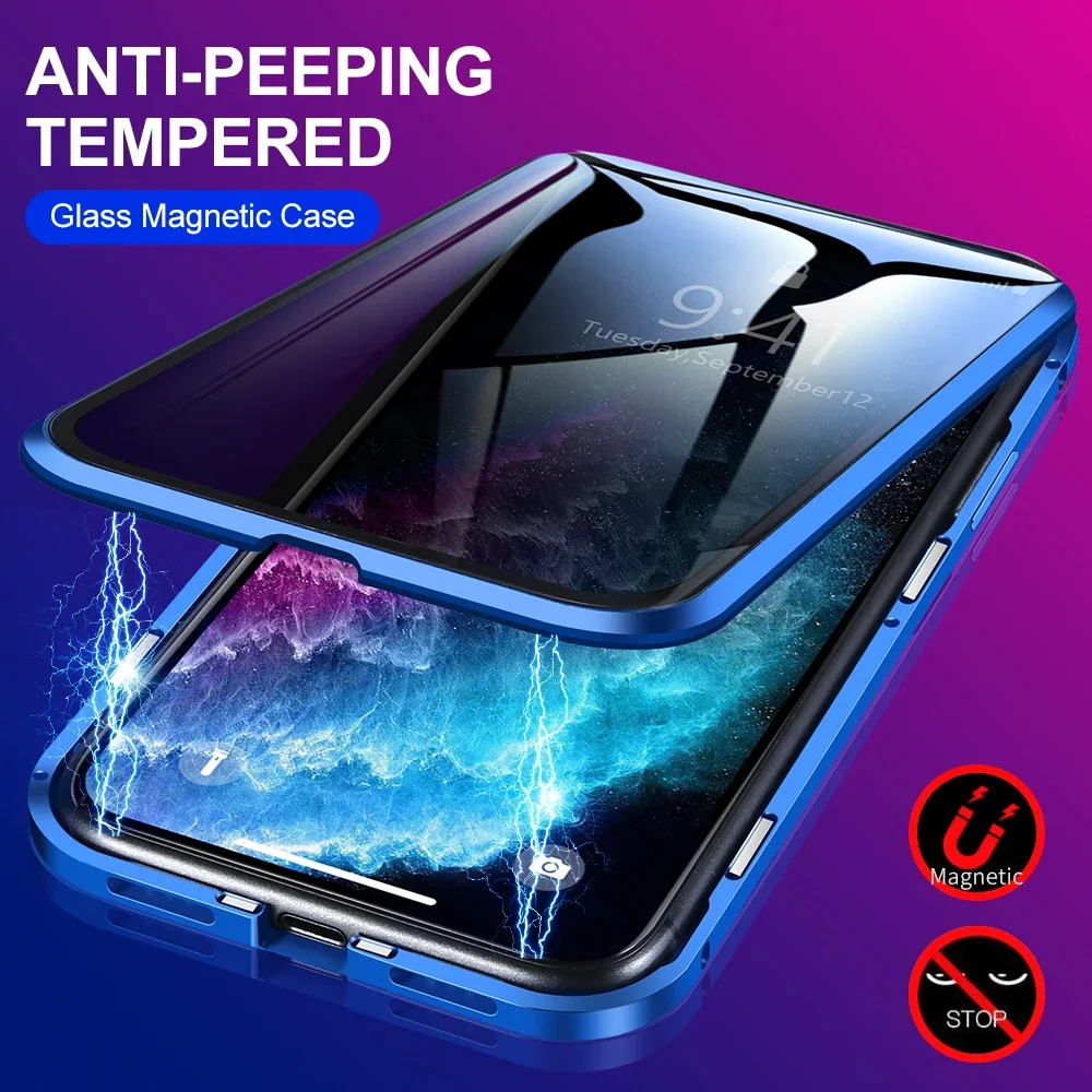 Full Lens Protection Phone Cas - огляд і ціна Anti Spy Privacy Glass Case
