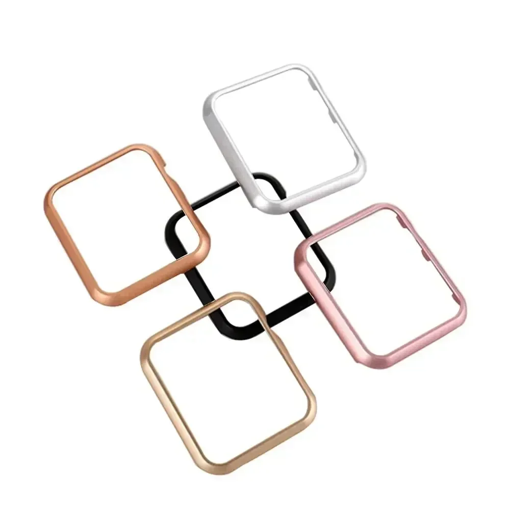 For iWatch SE Series 10 9 8 7  - огляд і ціна Metal Bumper Aluminum Frame Case