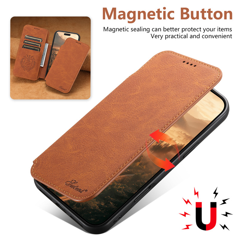 Retro Leather Wallet Flip Stro - огляд і ціна Leather Wallet Card Holder Phone Cover